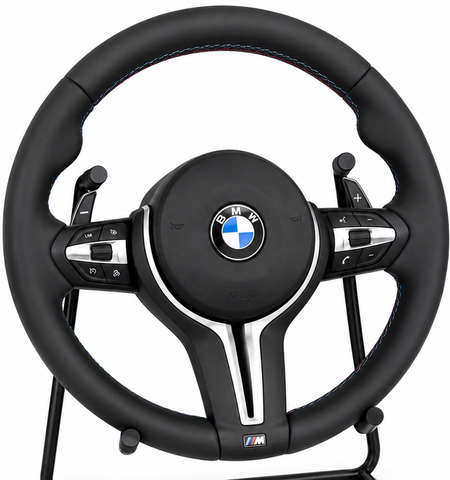 Шкіряне M Кермо Руль з Підігрівом та вібро М3 стиль для BMW F series F10 F30 F11 F01 F02 F20 F21 F22 F23 F31 F32 F33 F36 X3 F25 F26 F15 F16 BM-3 фото