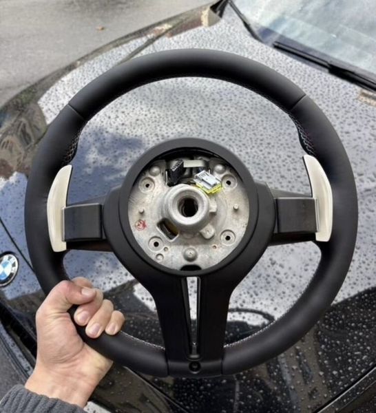 Шкіряне M Кермо Руль з Підігрівом та вібро М3 стиль для BMW F series F10 F30 F11 F01 F02 F20 F21 F22 F23 F31 F32 F33 F36 X3 F25 F26 F15 F16 BM-3 фото