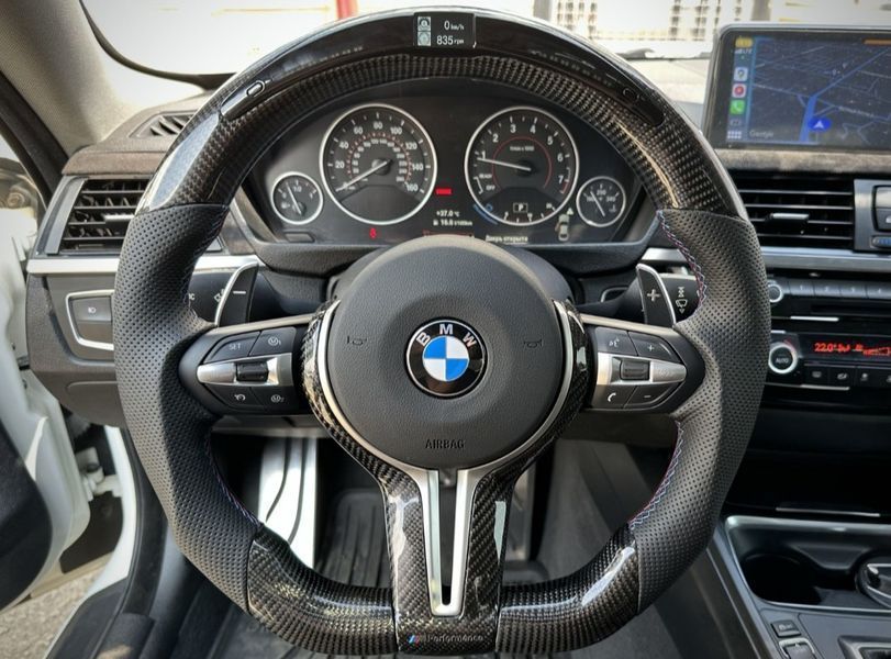 Карбонове M Кермо Руль + Led екран М3 стиль для BMW F series F10 F30 F11 F01 F02 F20 F21 F22 F23 F31 F32 F33 F36 X3 F25 F26 F15 F16 BM-5 фото